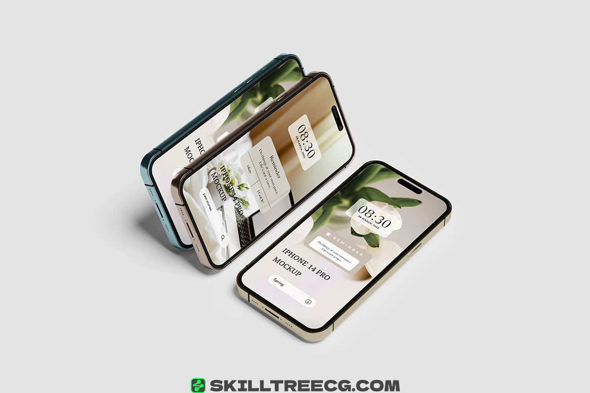 图片[2]-Iphone 14 Pro Mockup V1（635337）-技能树